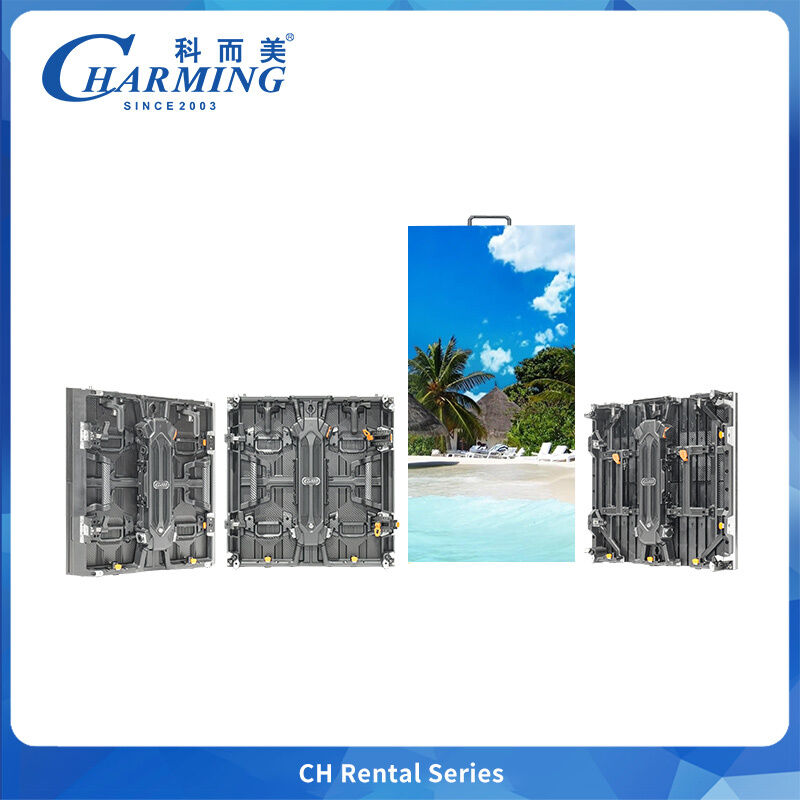 IP65 ตู้จอ LED นอก 500x500mm 15m ความสูงการยก การบํารุงรักษาด้านหน้าสําหรับเวทีเช่า