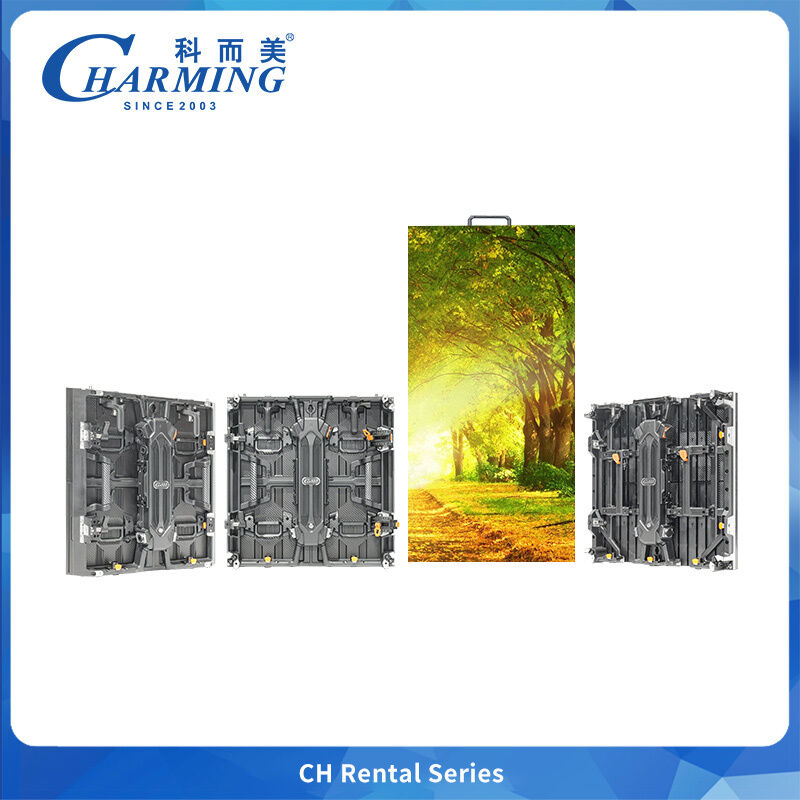 CH Series Outdoor LED Screen with Ultra Thin Lightweight Waterproof IP65 and Curved Interlocking Design for Concert Scenes สกรีน LED ภายนอกที่มีความเบาเบาและความแน่นมาก