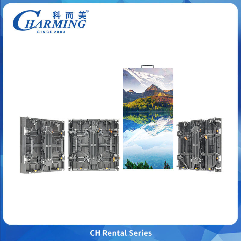 IP65 LED Outdoor Video Wall CH Series 500x500mm น้ําหนักเบา 7.9 กิโลกรัม การบํารุงรักษาด้านหน้า/ด้านหลัง สําหรับให้เช่าเวที