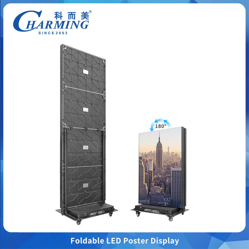 Space-Saving Foldable LED Display P1.86 P2 P2.5 25% Less Packaging Volume Display for Rental Stage
