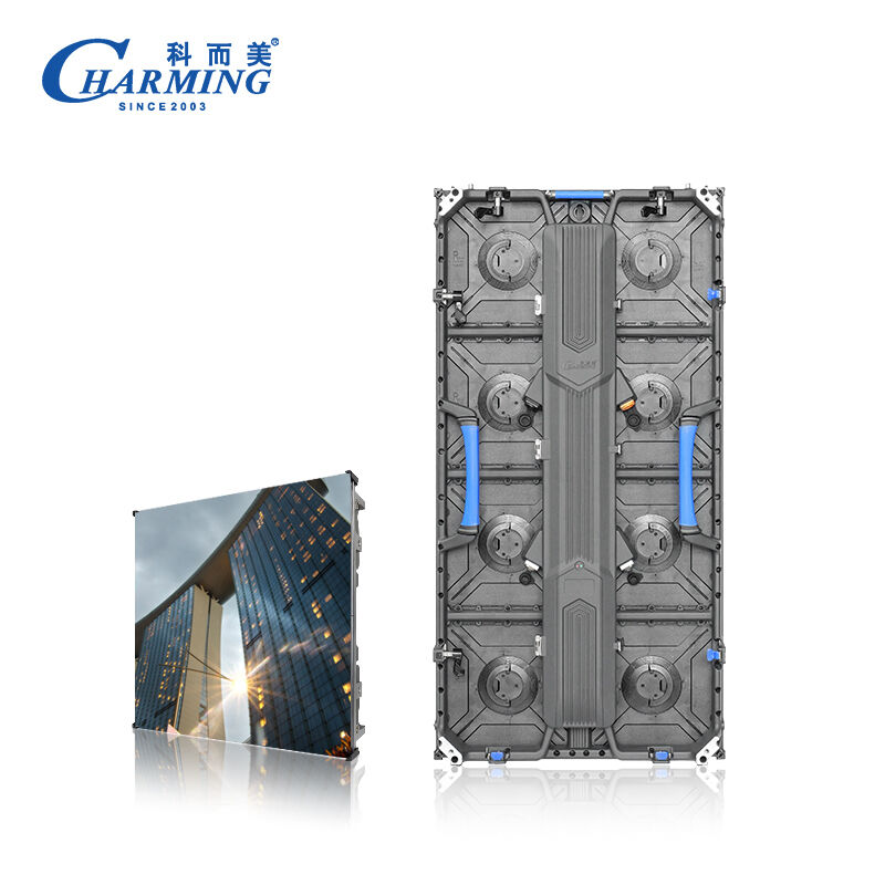 3840Hz อัตราการอัพเดทภายนอกสูง P3.91 LED วิดีโอวอลล์ด้วยกระเป๋าสตางค์อัลลูมิเนียมและการออกแบบเบา 500x1000 มม