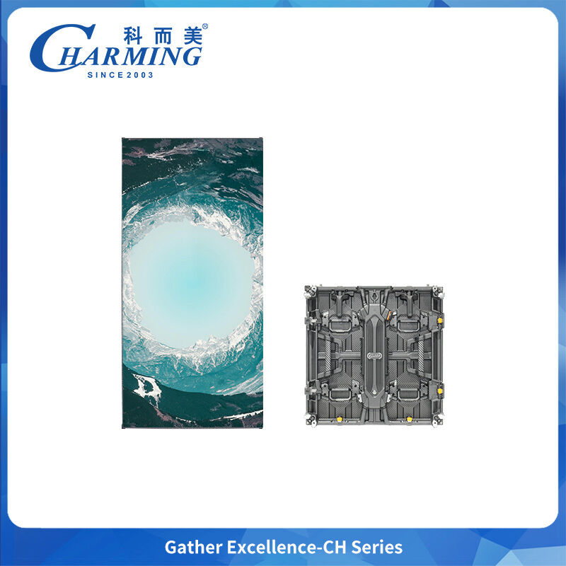 CH-Pro Series Indoor P2.604 Fine Pitch Flexible LED Cabinet 140 Degree Wide Angle for Luxury Retail