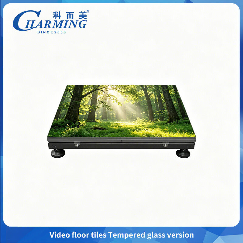 ป้องกันหน้า IP65 กระจกกระชับพื้นเต้นรํา LED เลือกรองเท้าหรือการติดตั้ง Track