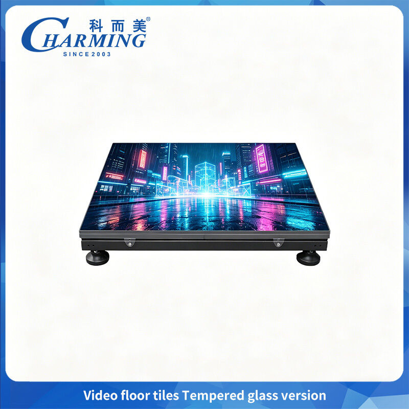 500x1000 มม ผลงานสูง P3.91 LED Video Floor Tile / กระจกหมัก