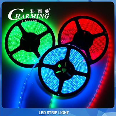 ไฟ LED Strip RGB สีเต็มในร่มยืดหยุ่นสำหรับโรงแรมคลับ