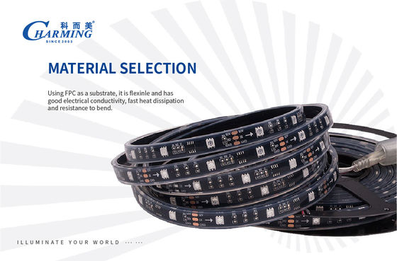 IP65 IP42 แถบไฟยืดหยุ่น RGB, ไฟ LED ไนท์คลับหลายฉาก
