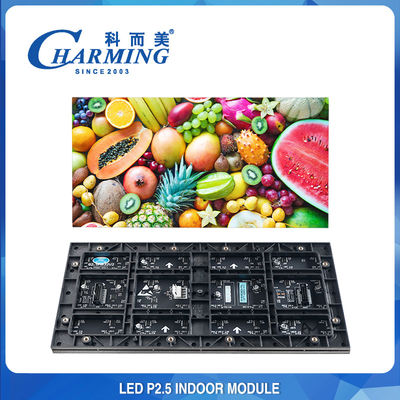 IP42 P2.5 P2 โมดูลจอแสดงผล LED ภายในอาคารป้องกันการชนกันของ RGB สีเต็มรูปแบบ