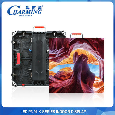 เช่าจอแสดงผล LED ในร่มคงที่ P3.91 พร้อมที่จับยาง