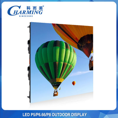 หน้าจอ LED Video Wall กลางแจ้งที่มีเสน่ห์ 192x192 Ultrathin
