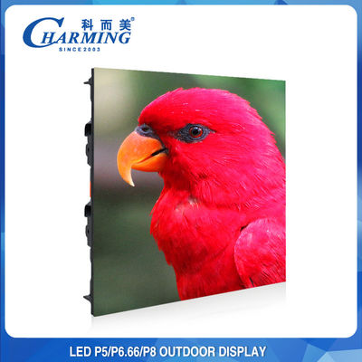 หน้าจอแสดงผลวิดีโอติดผนัง LED กลางแจ้ง 960x960 มม. 3840Hz Pixel Pith P5MM