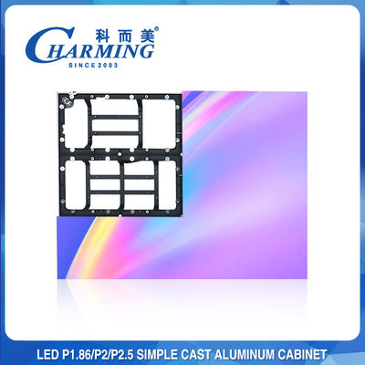 Crashproof 200W ผนัง LED ในอาคาร, 4K P2.5 หน้าจอ LED คงที่ไม่มีรอยต่อ