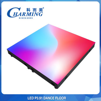 P3.91 P4.81 ดิสโก้ LED ฟลอร์เต้นรำ Multiscene Interactive ทนทาน