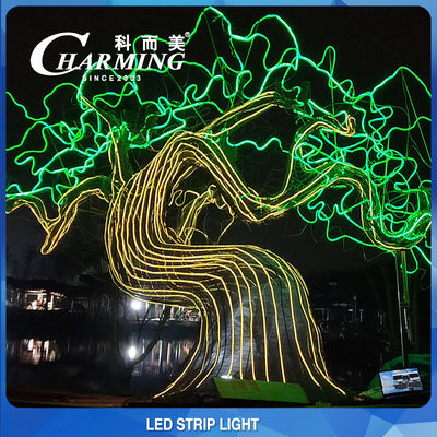 ไฟ LED Strip RGB ในร่มแบบเฉือนได้ อเนกประสงค์ทนทานกลางแจ้ง