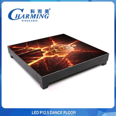 AC180-240V ฟลอร์เต้นรำดิสโก้, Pixel Pith P12MM กระเบื้องฟลอร์เต้นรำสว่างขึ้น