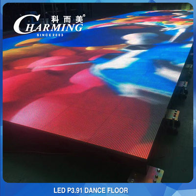 Moistureproof Dance Floor หน้าจอ LED ป้องกันรอยขีดข่วน AC180-240V