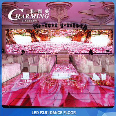 P3.91 Led Dance Floor Video Floor สําหรับให้เช่างานงานงานงานแต่งงาน