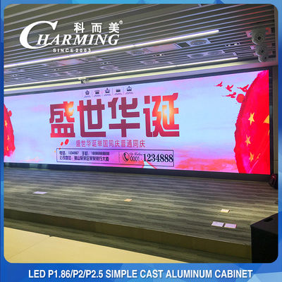 4K HD P1.2 P1.5 P1.8 จอแสดงผล LED ในร่มคงที่สำหรับห้องประชุม
