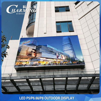 AC110 ผนังวิดีโอ LED กลางแจ้งอัตราการรีเฟรชสูง 3840Hz 5MM Pixel Pitch