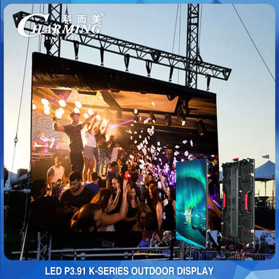 ผนัง LED สเปนกลางแจ้ง P3.91 เช่า Led Display 4K ความสว่างสูง