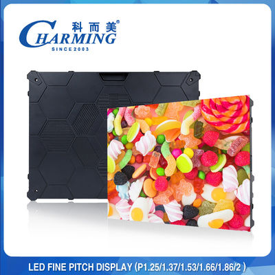 จอแสดงผล LED คงที่ในร่มขนาด 64x48 ซม. P1.5 / P1.8 / P2 / P2.5 4K รีเฟรชบางพิเศษ