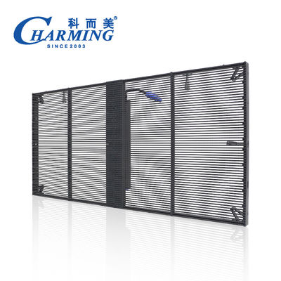 ผนังวิดีโอ LED โปร่งใสในร่มกันน้ำ P3.91 - P7.8 สำหรับห้างสรรพสินค้า