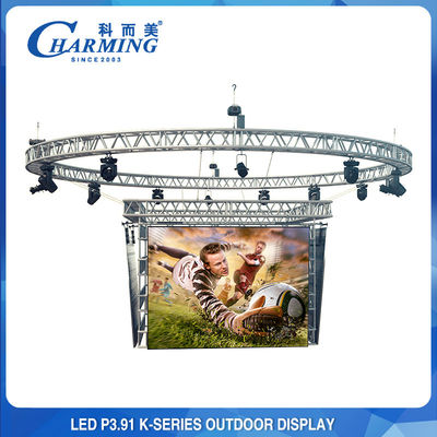 สถิติเวที หน้าจอ LED ภายนอก P3.91 / P2.6 หน้าจอจอจอติดผนัง Video LED