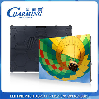 รายการทีวี 64x48CM HD P1.2MM จอแสดงผล LED ในร่มคงที่ รีเฟรช 4K