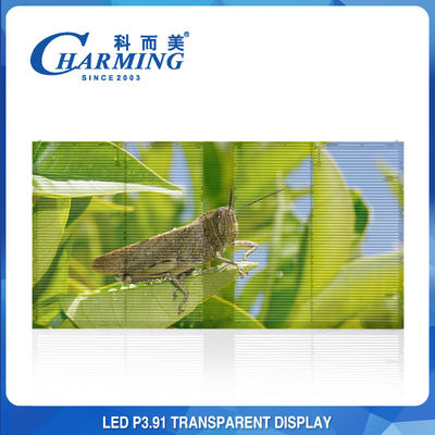 1920Hz หน้าจอ LED หน้าโปร่ง P3.91 หน้าจอวีดีโอ LED หน้าจอผนัง สําหรับศูนย์การค้า
