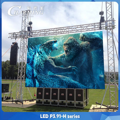 P3.91 H Series Outdoor LED Wall Display ให้เช่าจอฉายภาพเซ็กซี่ สําหรับเวที Dj