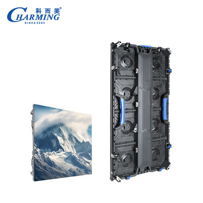ผนังวิดีโอป้องกันการชนกันกลางแจ้ง, P3.91 P2.6 หน้าจอ LED เช่าเวทีบางเฉียบ