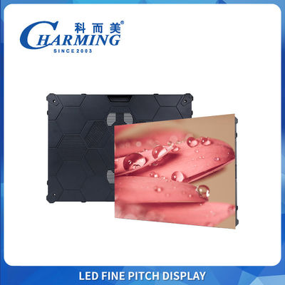 Big TV ชัดเจน 4K วิดีโอ Wall Screen Seamless Fine Pitch LED Display Screen P1.86 สีเต็ม