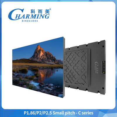 P1.86 หน้าจอ LED ด้านในแบบคงที่ Full Color HD 320*480mm หน้าจอ LED ด้านหน้าแบบคงที่