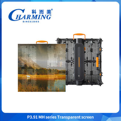 P3.91MH ซีรี่ย์ หน้าจอโปร่ง Ultra-thin กันน้ํา หน้าจอโปร่ง LED Screen กันลม LED