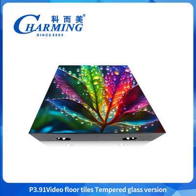 3840Hz อัตราการปรับปรุงสูง กันน้ํา LED Display hd วิดีโอเซ็กซี่ P3.91 LED Display พื้นเต้นรํา แสงงานแต่ง