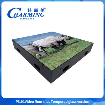 500X500Mm Indoor P3.9 Led Video Wall Stage Dance Floor Led Display Video Tiles Screen สําหรับงานบาร์ งานแสดงสินค้า