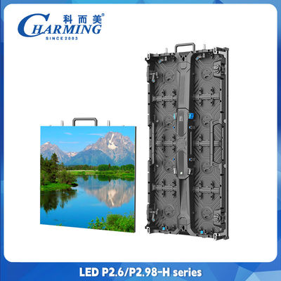 ภายใน P2.6 ให้เช่าจอ LED อลูมิเนียมสับสนธิ การบํารุงรักษาด้านหน้า LED วิดีโอวอล์ด