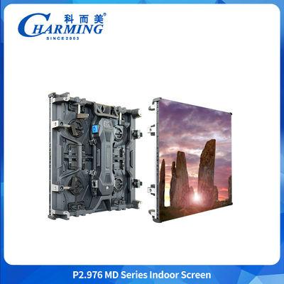 หน้าจอ LED แบบยืดหยุ่น หน้าจอโค้งภายใน P2.98 MD Series 7680HZ Led Video Wall