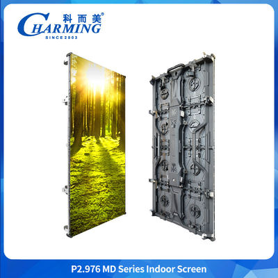 หน้าจอ LED แบบยืดหยุ่น หน้าจอโค้งภายใน P2.98 บริการหน้า 7680HZ Led Video Wall