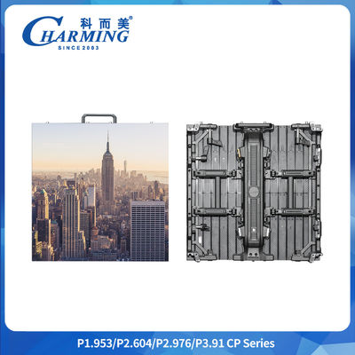 14-16 บิต แม็กเนติกยืดหยุ่น P3.91 Stage Rental 7680Hz หน้าจอ LED ในภายในภายนอกที่มีประสิทธิภาพสูง