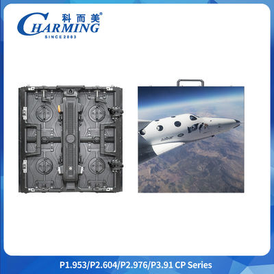 600~800 CD/m2 ความสว่างโค้ง P1.9 P2.6 P2.98 P3.91 วิดีโอ LED Display ผนังภายใน