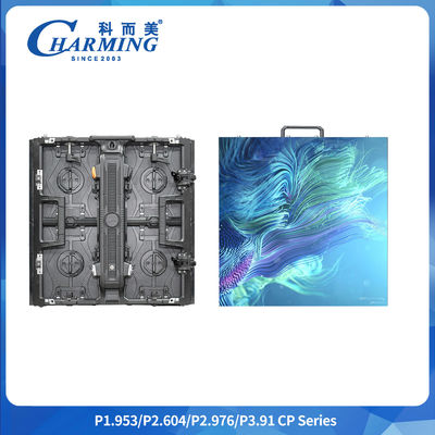 ปรับล็อควงคาน ปรับความยืดหยุ่น LED สายจอกําแพงวิดีโอ P1.9 P2.6 P2.98 P3.91 16 บิต สําหรับภายในและภายนอก