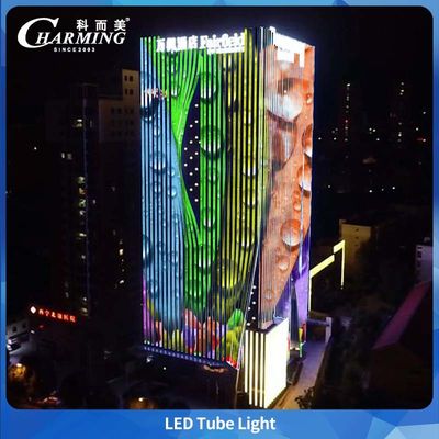 หลอดไฟ LED RGB U38 DC24V มุมมอง 140° สำหรับโครงการกลางแจ้ง