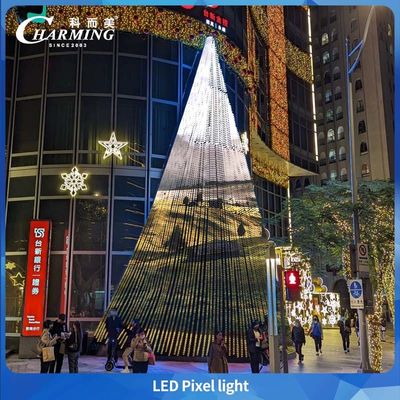 ไฟพิกเซลสีเต็มรูปแบบ 50C จากผู้ผลิต Charmingled ดั้งเดิม พร้อม SPI สำหรับไฟอาคาร