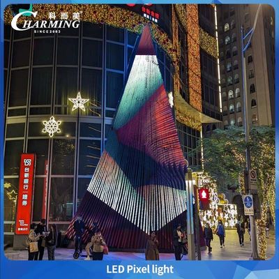 ไฟพิกเซล LED SMD3535 50C กันน้ำ IP66 ควบคุม SPI สำหรับผนังกลางแจ้ง ไฟเวที สวนสาธารณะ