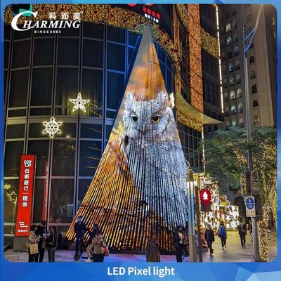 30mm Rgb Dc24v Dot Pixel Outdoor Led Point Dmx Pixel Led Dot Light สําหรับอาคารหน้าต่าง
