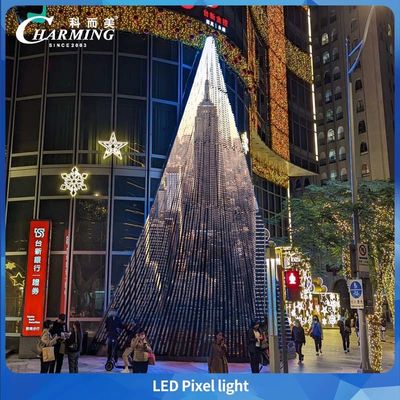 เทคโนโลยีใหม่ LED ไฟพิกเซล 50C SMD3535 IP66 การควบคุม SPI ไฟกลางแจ้ง