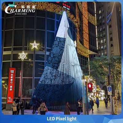 โรงงานจีนโดยตรง IP65 RGB Led Pixel Light การตกแต่งแสงกลางแจ้งด้วยเครื่องปกพีซีครัสต์