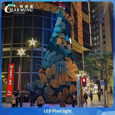 ไฟพิกเซล LED 50C SMD3535 IP66 การควบคุม SPI ไฟกลางแจ้ง