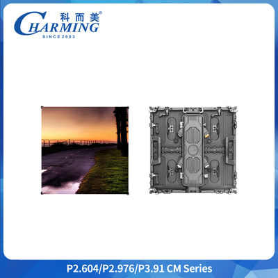 P3.91 หน้าจอแสดงไฟ LED นอก IP65 7680Hz ตู้ 500*500mm SMD1921 หน้าจอโฆษณาดิจิตอล หน้าจอแสดงไฟกลางแจ้ง