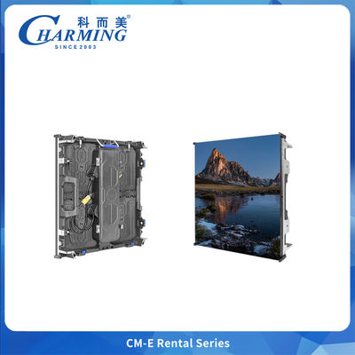 แผนผนังวิดีโอโฆษณากลางแจ้ง LED 500x500 ความละเอียด 8K หน้าจอเช่าติดตั้งผนังกันน้ํา